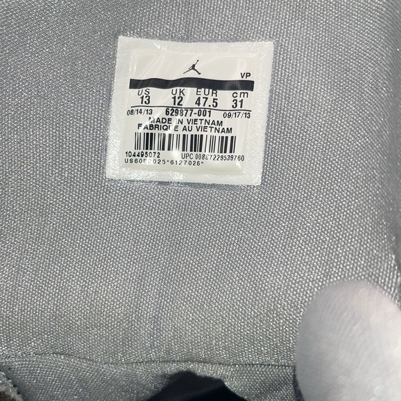 Nike Basketball Shoes Men's 13 Red Air Jordan SC-3 Flight Sneakers Red black - Picture 5 of 6